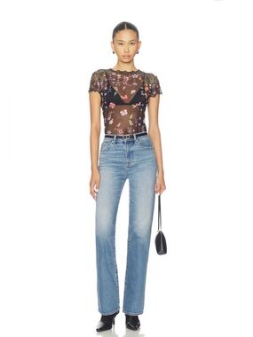 NWOT Pistola Evie High-Rise Slim Bootcut Jeans, Illusion Wash, Size 28